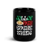 Jollof Over Everything | Black Glossy Mug