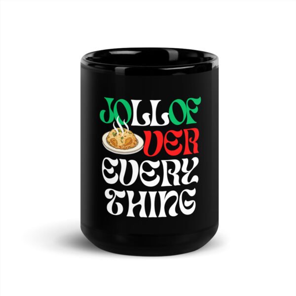 Jollof Over Everything | Black Glossy Mug