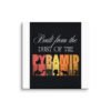 canvas-in-18x18-wall-691dc30f5abf6.jpg Built From The Dust of The Pyramid | Premium Wall Canvas