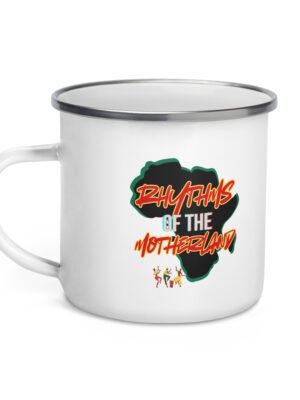 enamel-mug-white-12-oz-left-691dfa33e9561.jpg Rhythms From The Motherland | Enamel Mug