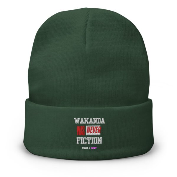 WAKANDA Was Never Fiction | Embroidered Beanie