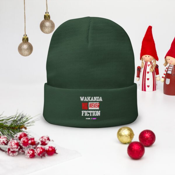 WAKANDA Was Never Fiction | Embroidered Beanie