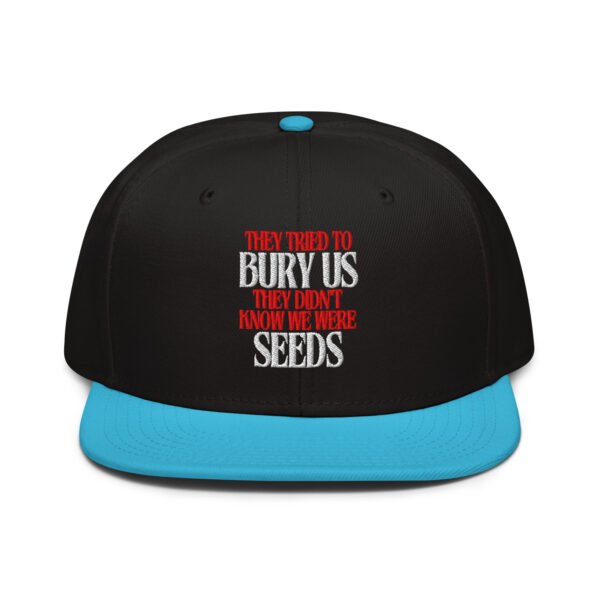 They Tried To Bury Us | We Were Seeds Snapback Hat