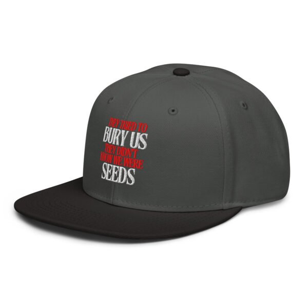 They Tried To Bury Us | We Were Seeds Snapback Hat