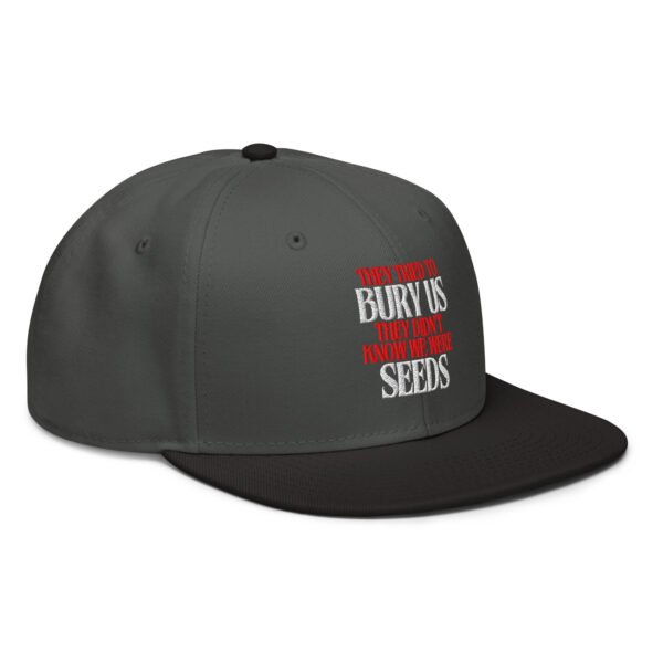 They Tried To Bury Us | We Were Seeds Snapback Hat