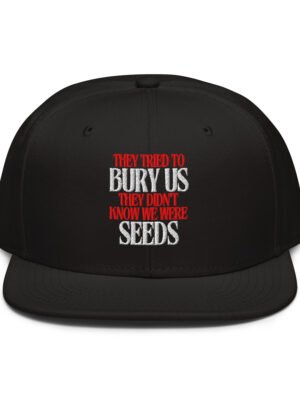 They Tried To Bury Us | We Were Seeds Snapback Hat