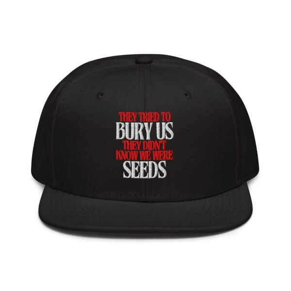 They Tried To Bury Us | We Were Seeds Snapback Hat