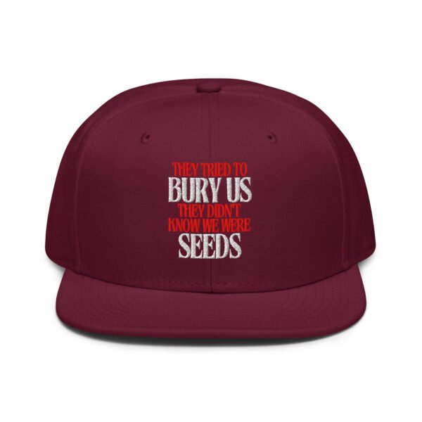 They Tried To Bury Us | We Were Seeds Snapback Hat