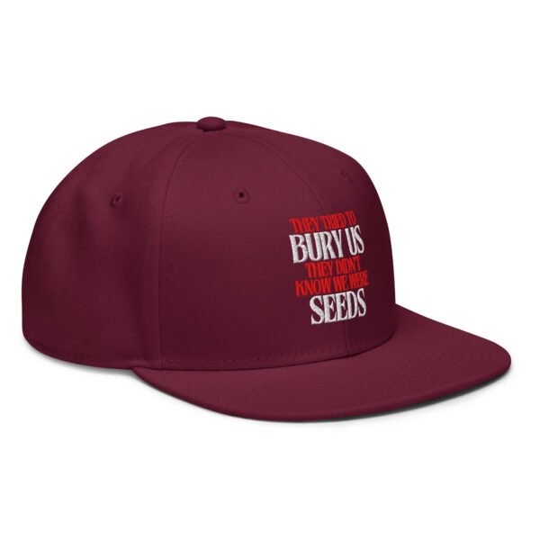 They Tried To Bury Us | We Were Seeds Snapback Hat