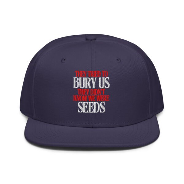 They Tried To Bury Us | We Were Seeds Snapback Hat
