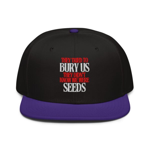 They Tried To Bury Us | We Were Seeds Snapback Hat