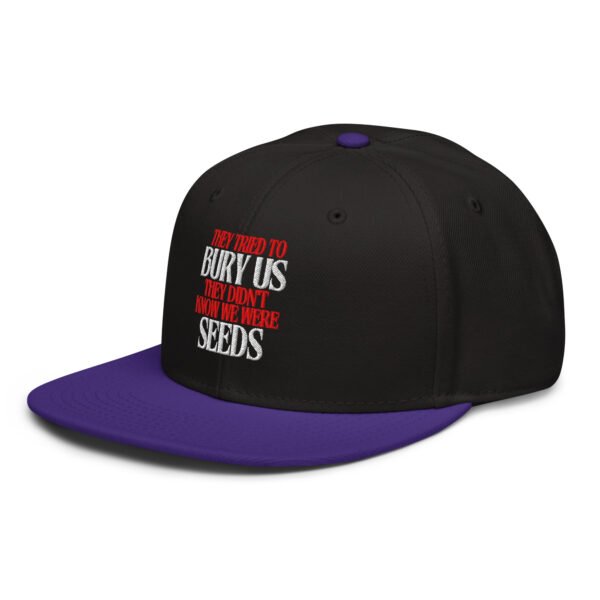 They Tried To Bury Us | We Were Seeds Snapback Hat