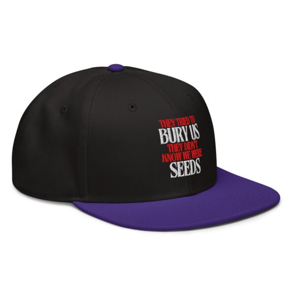 They Tried To Bury Us | We Were Seeds Snapback Hat