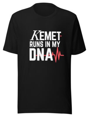 unisex-staple-t-shirt-black-front-691b88a254801.jpg Kemet Runs in My DNA – Unisex T-Shirt