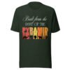 unisex-staple-t-shirt-heather-emerald-front-691db4c4d22c1.jpg Built From The Dust of The Pyramid | Unisex T-Shirt