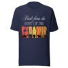 unisex-staple-t-shirt-navy-front-691db4c4d1dfa.jpg Built From The Dust of The Pyramid | Unisex T-Shirt