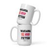 WAKANDA Was Never Fiction | White Glossy Mug